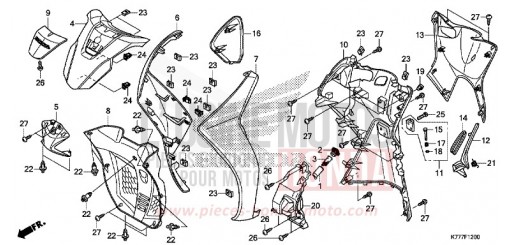 FRONT COVER SH150ADK de 2019